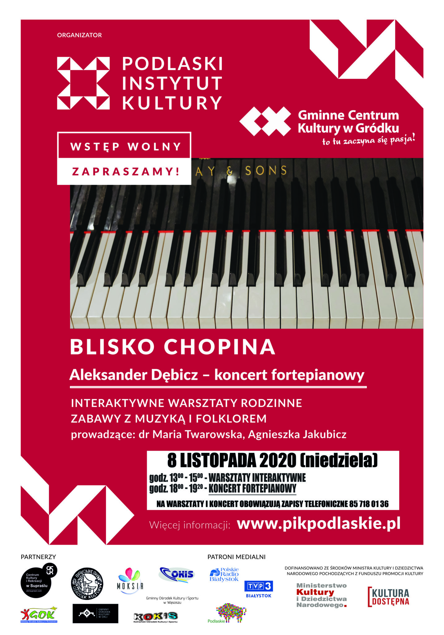 Plakat "Blisko Chopina"