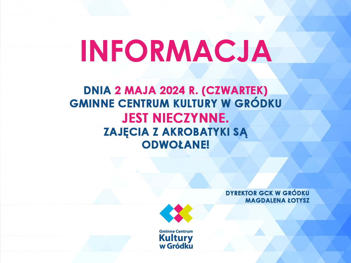 WAŻNA INFORMACJA