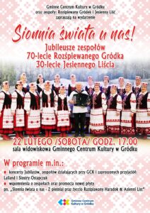 Plakat Jubileusze zespołów