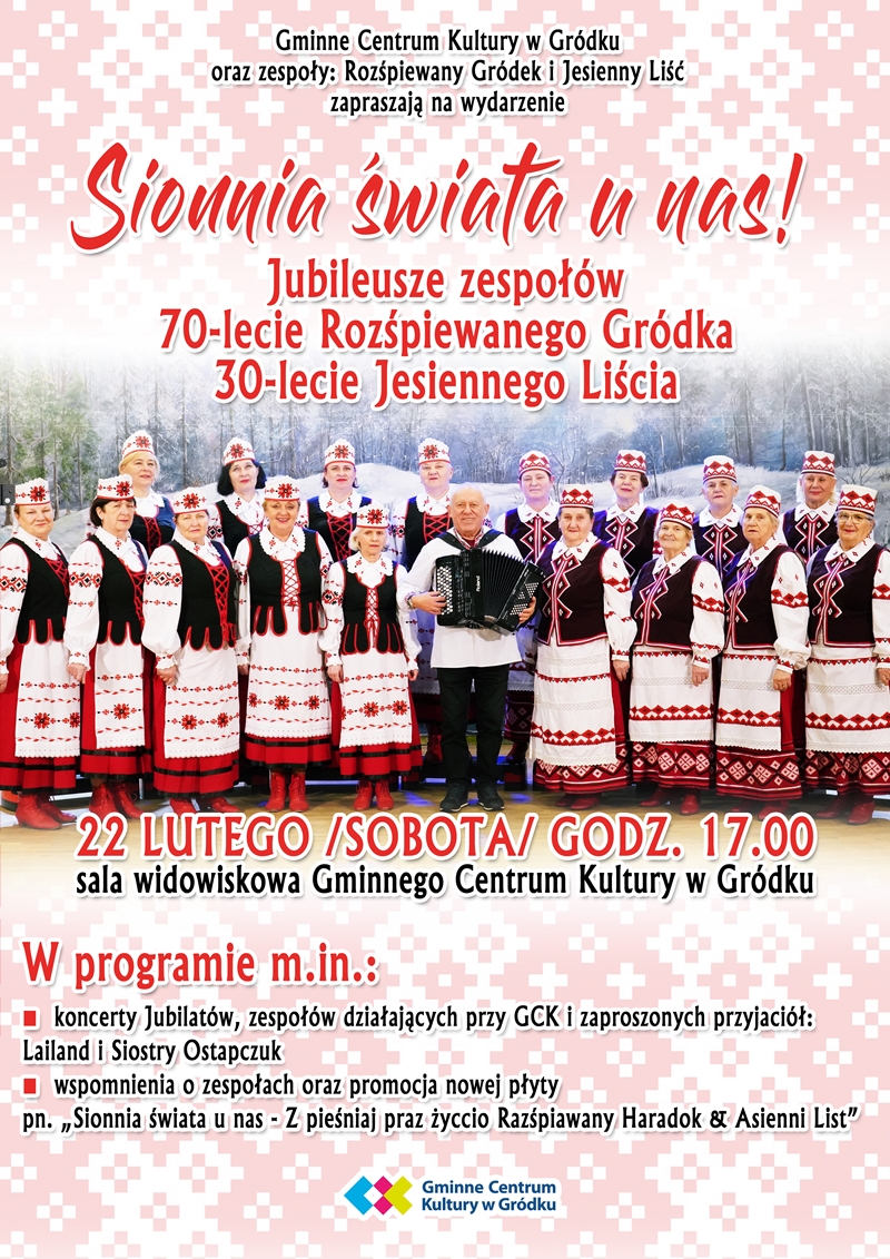 Plakat Jubileusze zespołów