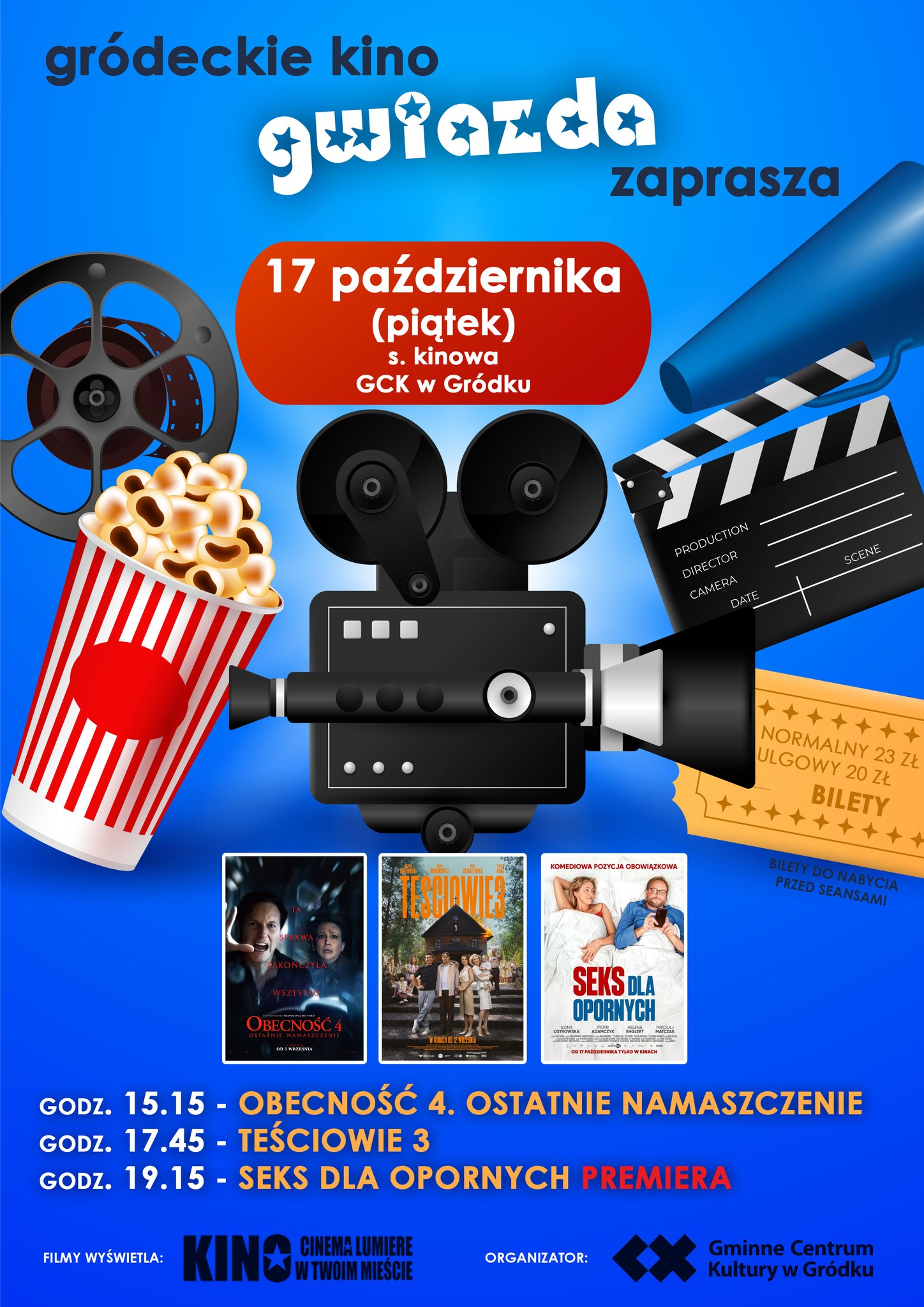 PLAKAT KINO GRÓDEK PAŹDZIERNIK 2025