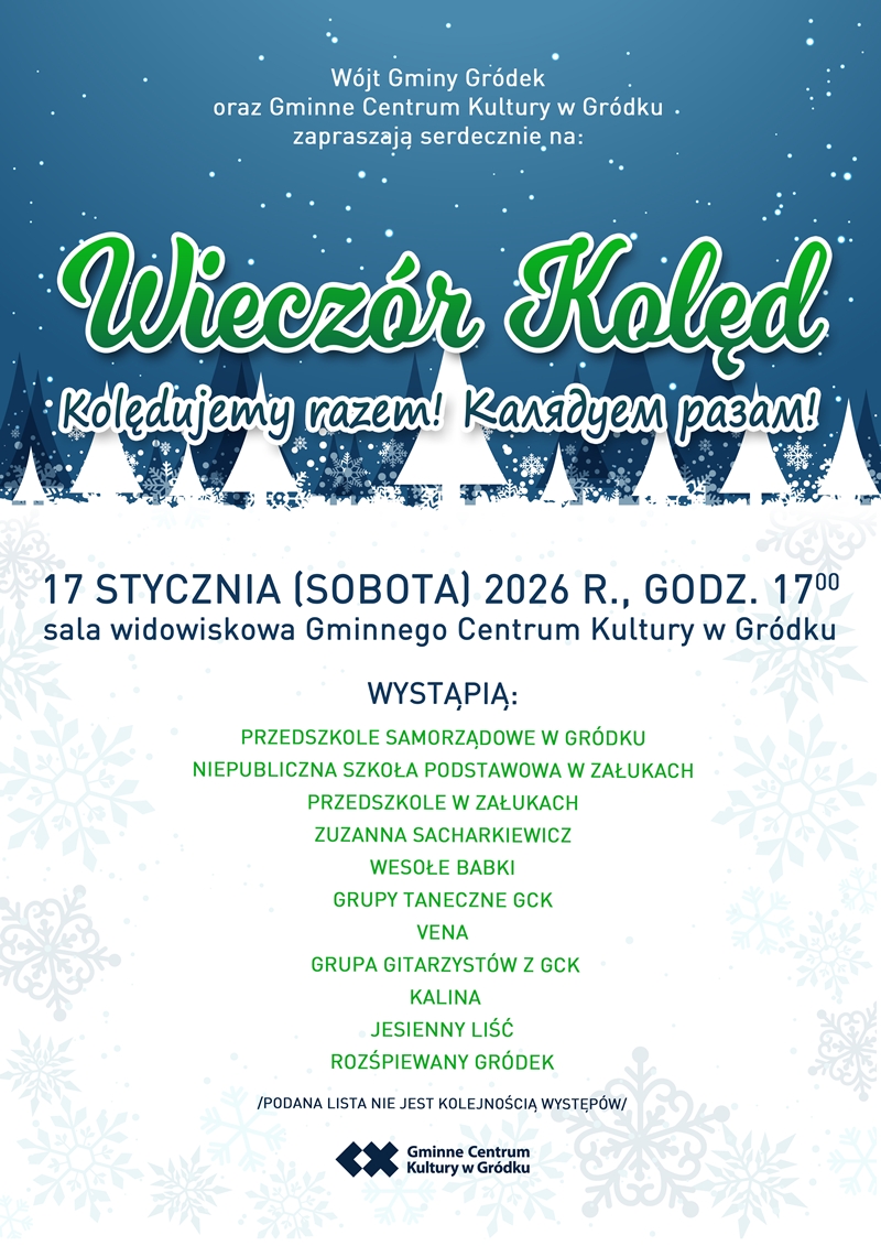 plakat wieczór kolęd