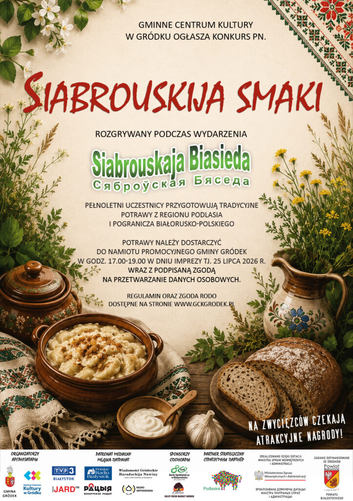 plakat na konkurs kulinarny